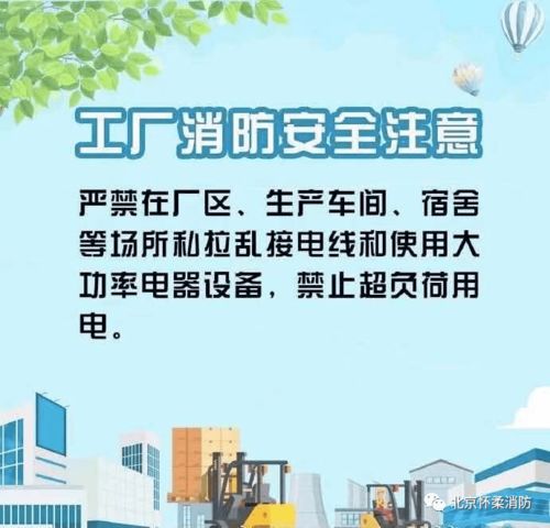 工廠企業消防安全知識